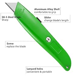 DIYSELF Utility Knife, 20 Pack Heavy Duty Box