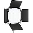 Neewer Professional LED Video Light Barn Door for Neewer 480 LED Light Panel 4.5x6.9 Inches/11.5x17.5 cm, Solid Metal Constru