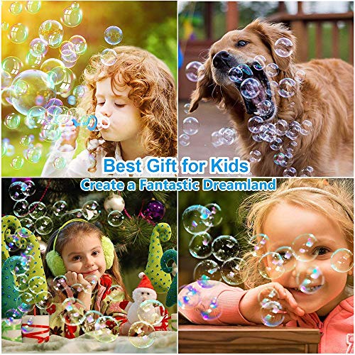 Bubble Machine, Automatic Durable Portable Bubble Blower Maker for Kids,800 Bubbles per Minute,AA Battery Operated with for Christmas Parties Outdoor or Indoor Use - Thumbnail 2