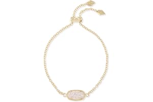 Kendra Scott Elaina Adjustable Chain Bracelet for Women, Fashion Jewelry, Gold-Plated