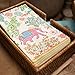 Entertaining with Caspari 15-Pack Le Jardin De Mysore Guest Towels