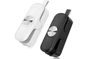 OEOP 2 Pack Mini Bag Sealer, 2 in 1 Sealer and Cutter, Portable Heat Sealer Machine, Chip Heat Resealer for Snacks & Food Storage, Black/White (Batteries Included)