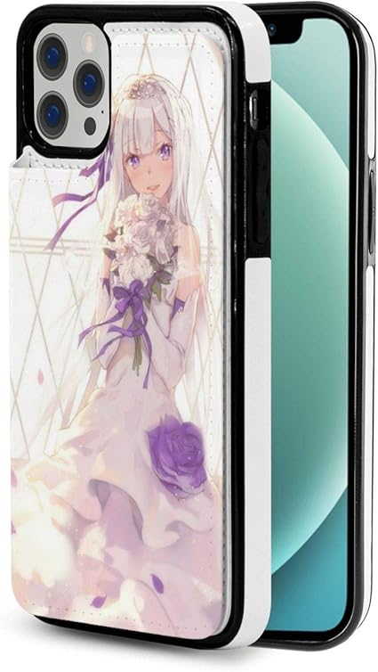 Amazon Zarker エミリア Iphone12mini ケース スマホケース ストラップホール Iphone12ケース Iphone12プロケース Max ケース 12proケース Iphone12promaxケース Tpu アニメキャラクター イラスト Pu 人気 家電 カメラ オンライン通販