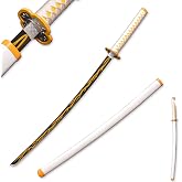 Sword fort Metal Demon Sword 104cm/41inchs,Stainless Steel, Hashira Pillar and Protagonist Katana for Anime Cosplay, Anime Original Textures, Multiple Styles to Choose from