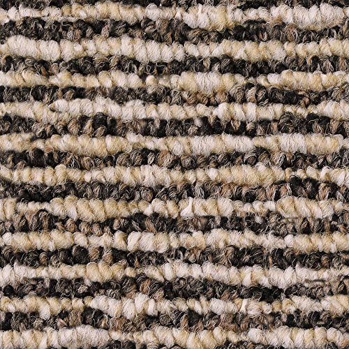 Prest-O-Fit 5-0263 Decorian 3 Piece RV Rug Set Peppercorn Black