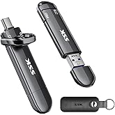 SSK USB Flash Drive 2TB SSD External, TLC NAND Solid State Drive Dual USBC & USBA Ports, Up to 1000MB/s High-Speed Portable 1TB USB Thumb Drive Stick for iPhone 15/16/17 Pro, Mac, Android, PC Backup