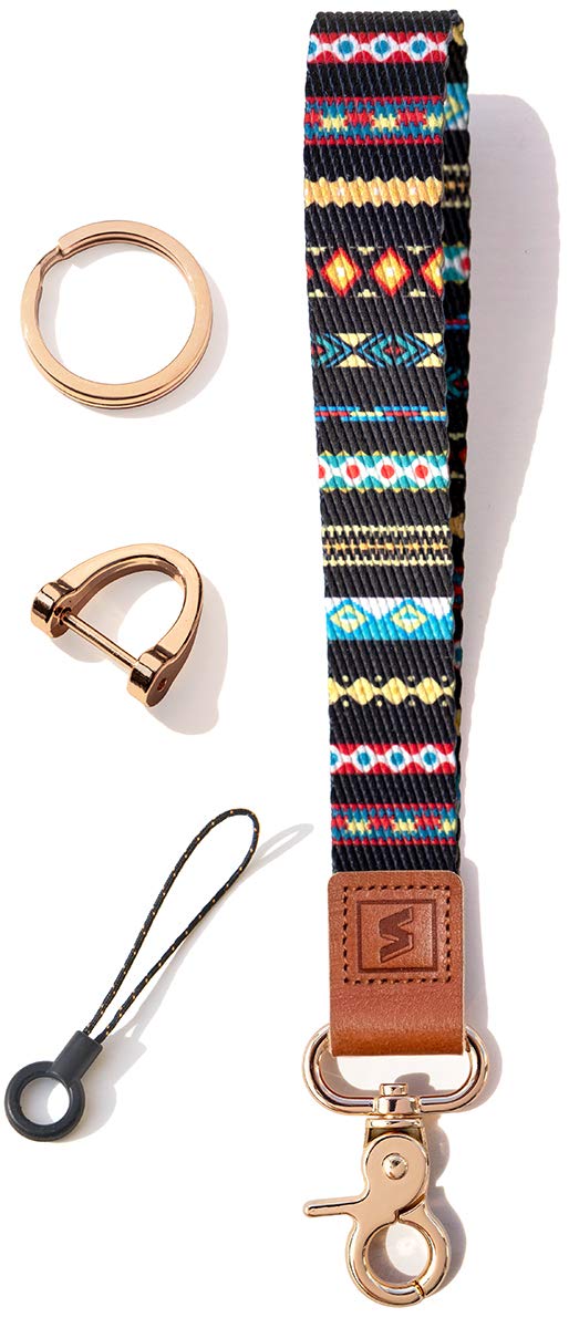 SENLLY Wristlet Lanyard Strap for Keys, Original Pattern Design Wrist Keychain Holder — image 1