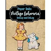 Vintage Paper Dolls Ephemera Betty and Bitsy: Play Dress-Up, Use For Junk Journaling, Scrapbooking, and Papercraft Projects