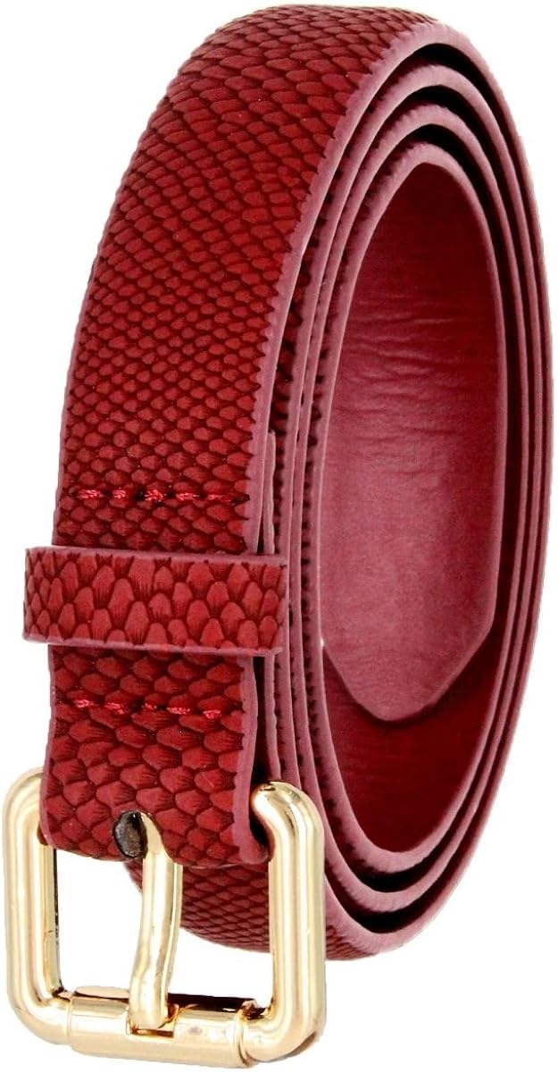 burgundy belt womens