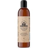 Johnny Slicks Organic Hand Whipped Beard Wash, Rugged Scent, 4 oz | Hand Whipped Beard Wash with Tea Tree, Peppermint and Coconut Oil, Multi-Use Formula for Beard and Skin Health