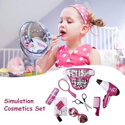 Cracklight Jouet De Maquillage Rose Simulation Coiffure
