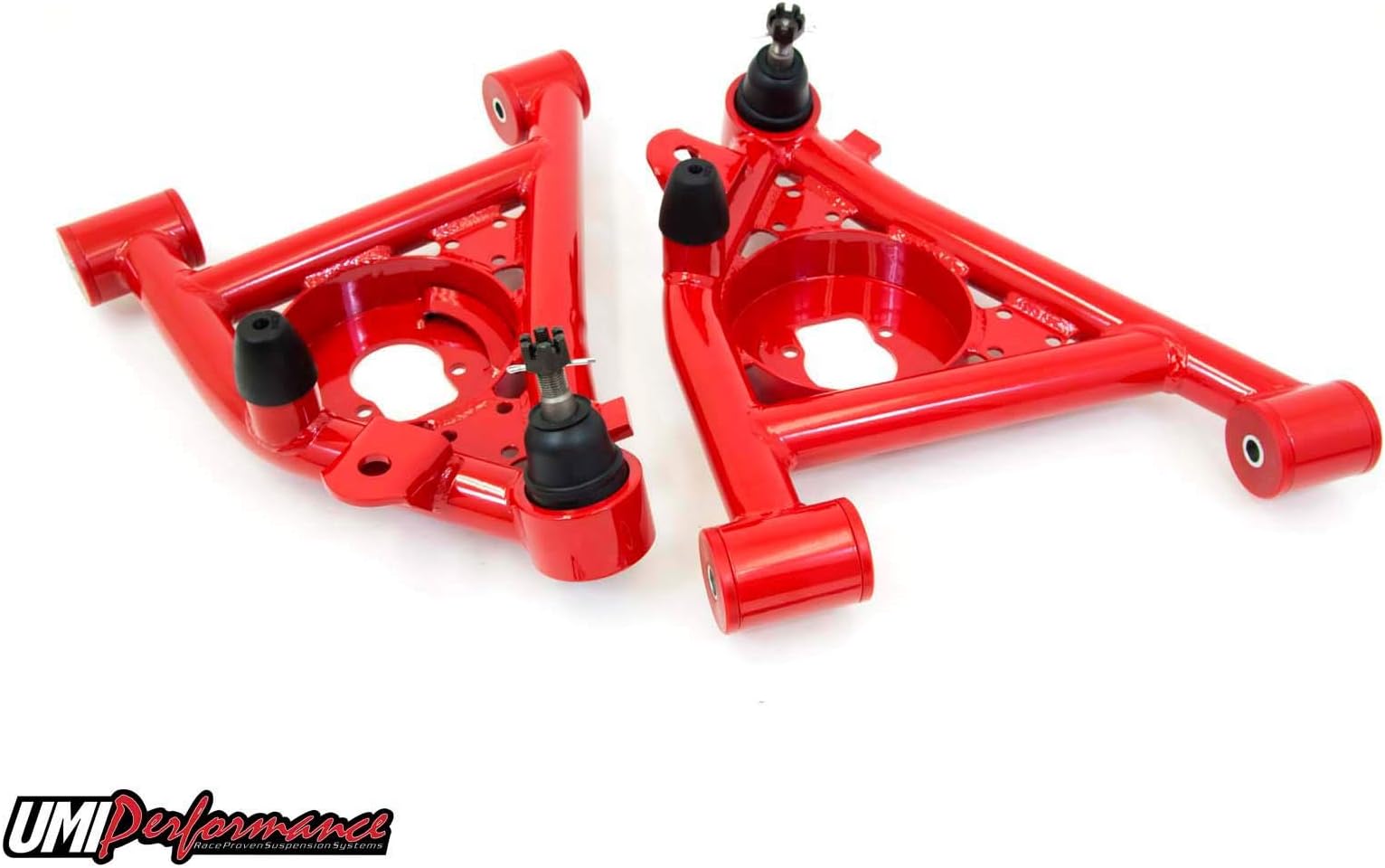 UMI Performance 3031-R GM G-Body UMI Performance Lower Front Control Arms Poly Bushings - Red