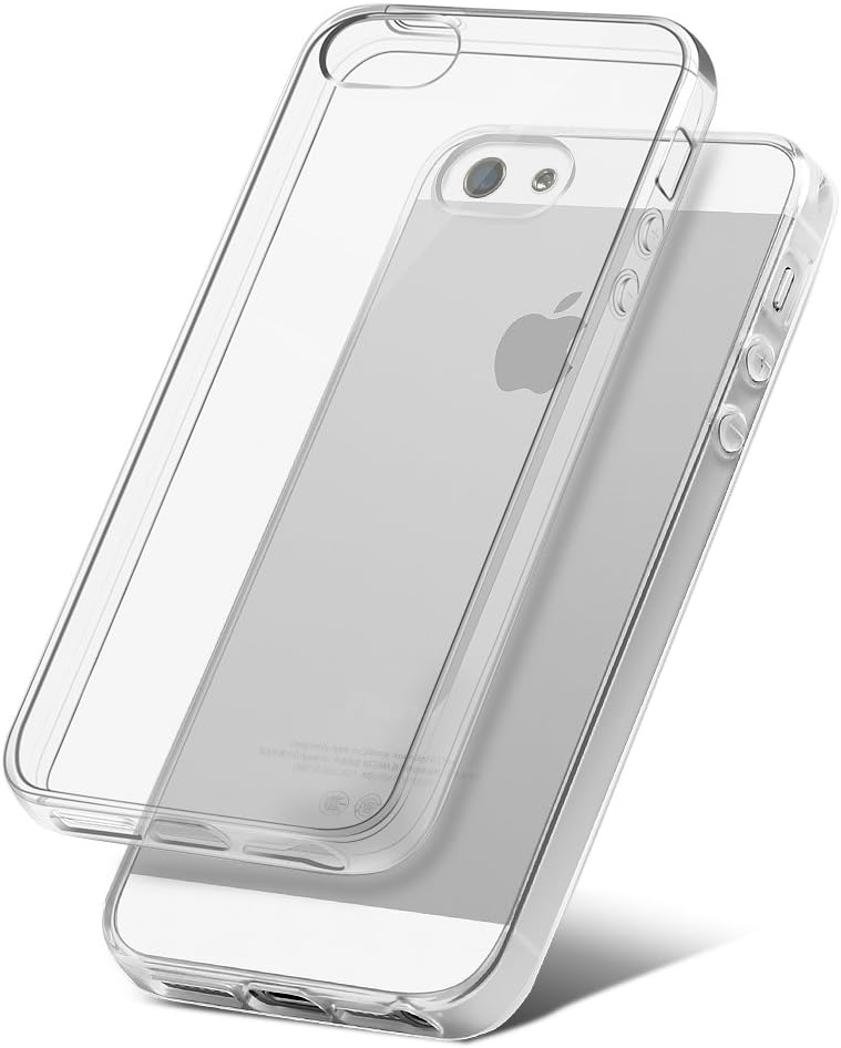 iPhone 5/5S/SE Case,Coolreall Soft TPU Transparent Case Cover for iPhone 5/5S/SE (Clear)