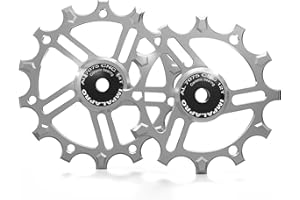 IMPALAPRO - Set of 2 Ceramic Jockey Wheels 12T-14T Aluminium 7075 CNC for 9 to 12 Speeds