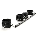 Black Adjustable Spreader Bar Set with 4 Adjustable
