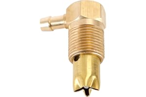 Bruce & Shark Fuel Valve,Fuel Safety Valve 1/2" NPTF Fuel Gas Tank Rollover Safety Vent Valve Assembly 5/16 Hose. Only For NPTF Thread