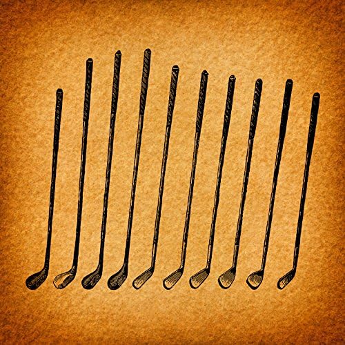 Amazon Com Vintage Golf Clubs Wall Art Home Decoration