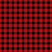 18 x 12 Buffalo Plaid HTV Red Black Check Printed Heat Transfer Vinyl Craft Pattern Sheet