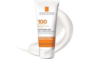 La Roche-Posay Anthelios Melt-In Milk Sunscreen SPF 100, Sunscreen For Body & Face, Broad Spectrum SPF + Antioxidants, Oil Free, For Sun Sensitive Skin, Oxybenzone Free