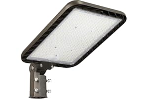 DEMILARE LED Parking Lot Light 300W 45000LM 5000K Quick Installation Slip Fitter Shoebox Pole Lights Outdoor IP65 Waterproof 120-277V 150LM/W Commercial Street Area Lighting for Parking Lot, Road