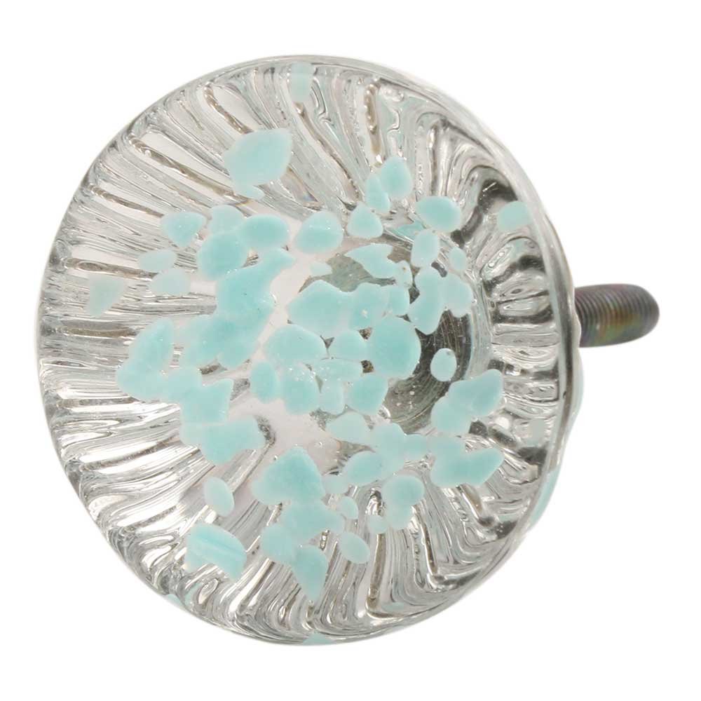 Indian Shelf Handmade Glass Drawer Knobs Dresser Pulls Turquoise