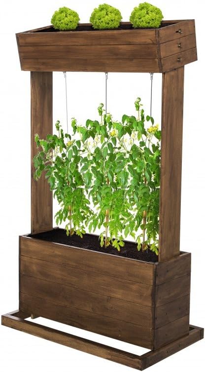 Vertical Bancal – Mesa para plantas aromáticas. Madera Real con ...