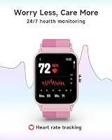 Kids Smart Watch 1.5" HD Touch Pedometer Heart Rate 5ATM Waterproof view 3