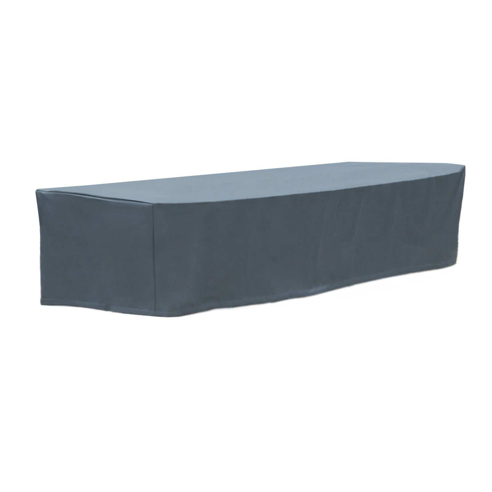 WOLTU Garden Furniture Cover Outdoor Patio Furniture Protective Cover for Sun Lounger Waterproof Heavy Duty Dust UV Rain Protection Cover, 600D Oxford, 218x77x55cm, Anthracite, GZ1173an