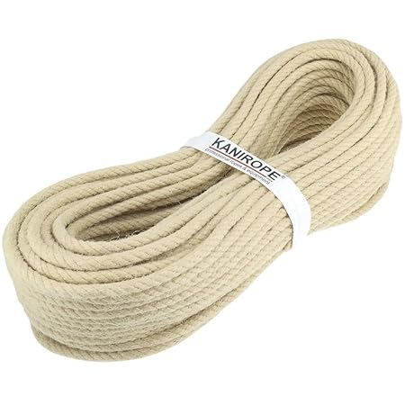 Kanirope® Polyhanfseil SPINTWIST ø10mm 20m 4-litzig gedreht