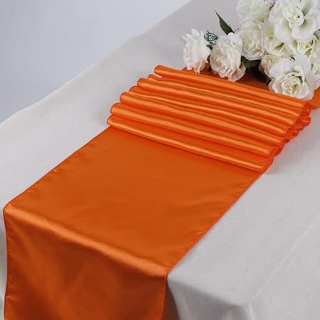 Events N Fabrics Enf Lot De 20 Chemin De Table En Satin Pour