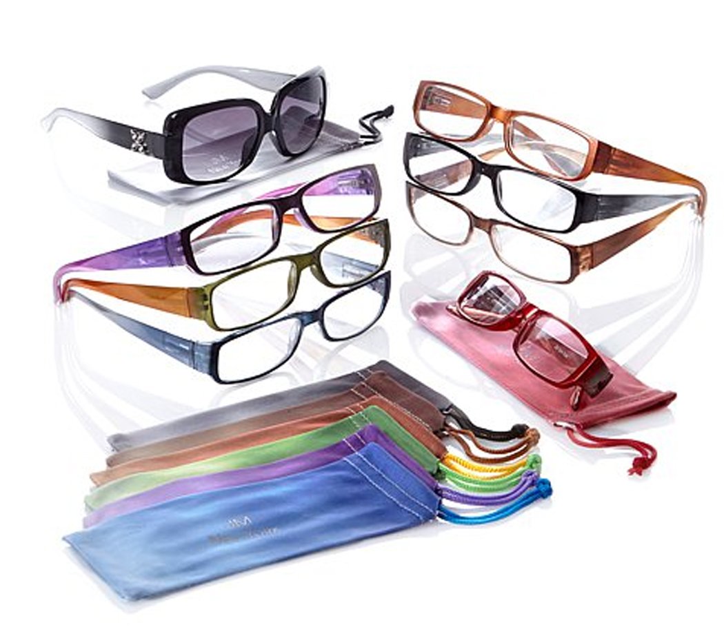 Joy Mangano Super Chic Ombre Readers Mega Set with FREE