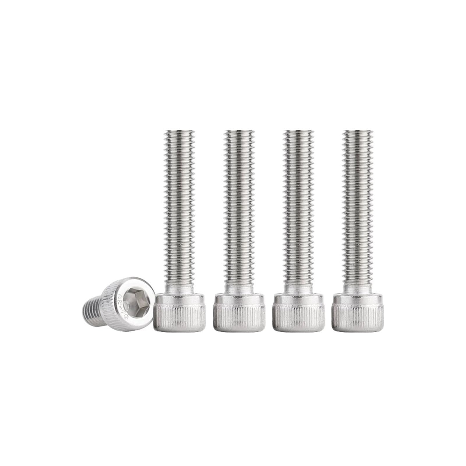 TOP-VIGOR 12Pcs Hexagon Socket Head Cap Screws, M6 x 40mm 304 Stainless Steel Replacement Machine Fastener Screws for Bicycle Motorcycle Repair, Professionals Landlords Repairmen