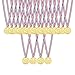 Caydo 48 Pcs Kids Children's Gold Plastic Winner Award Medals