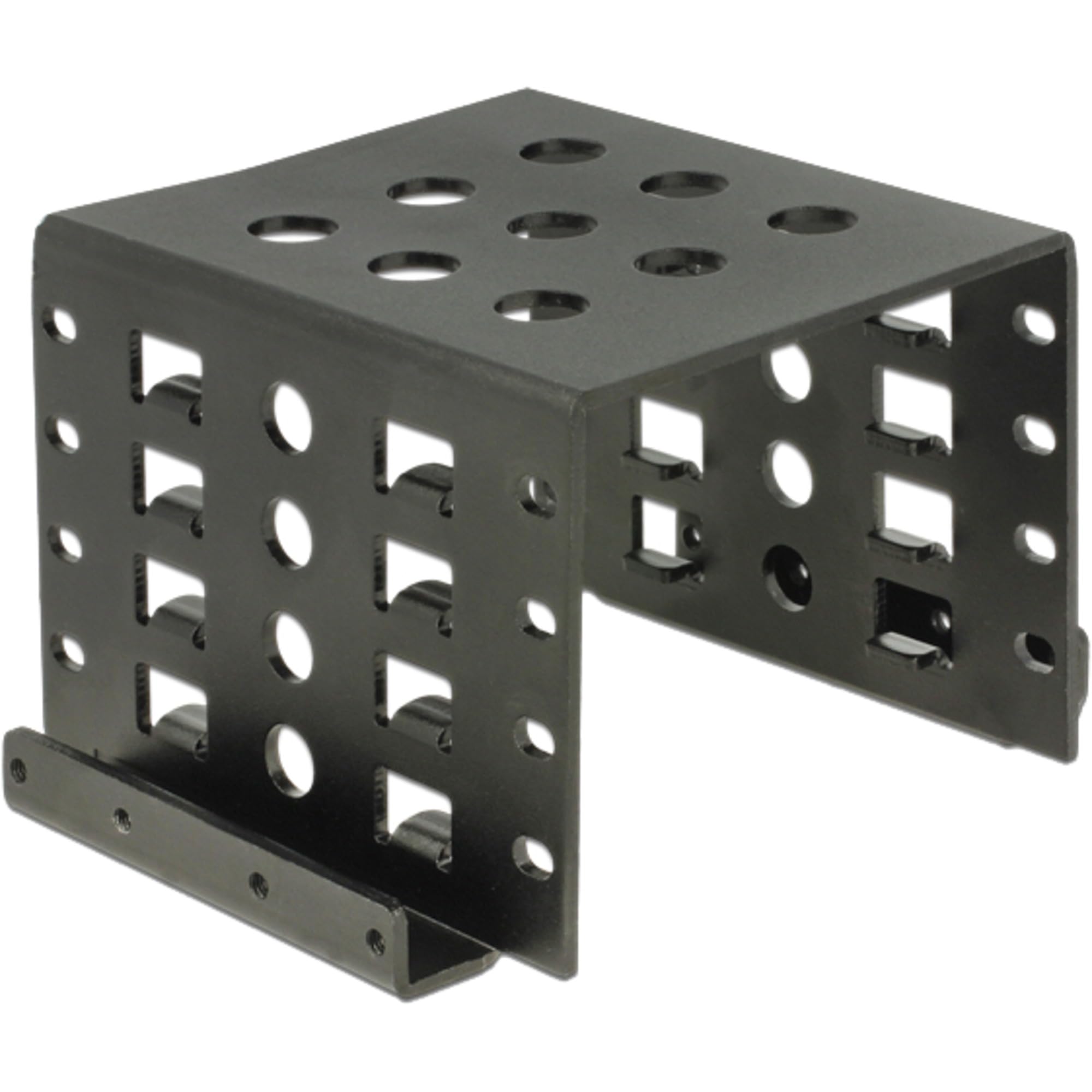 DeLock Installation frame 4x 2.5 to 3.5 Metal Black