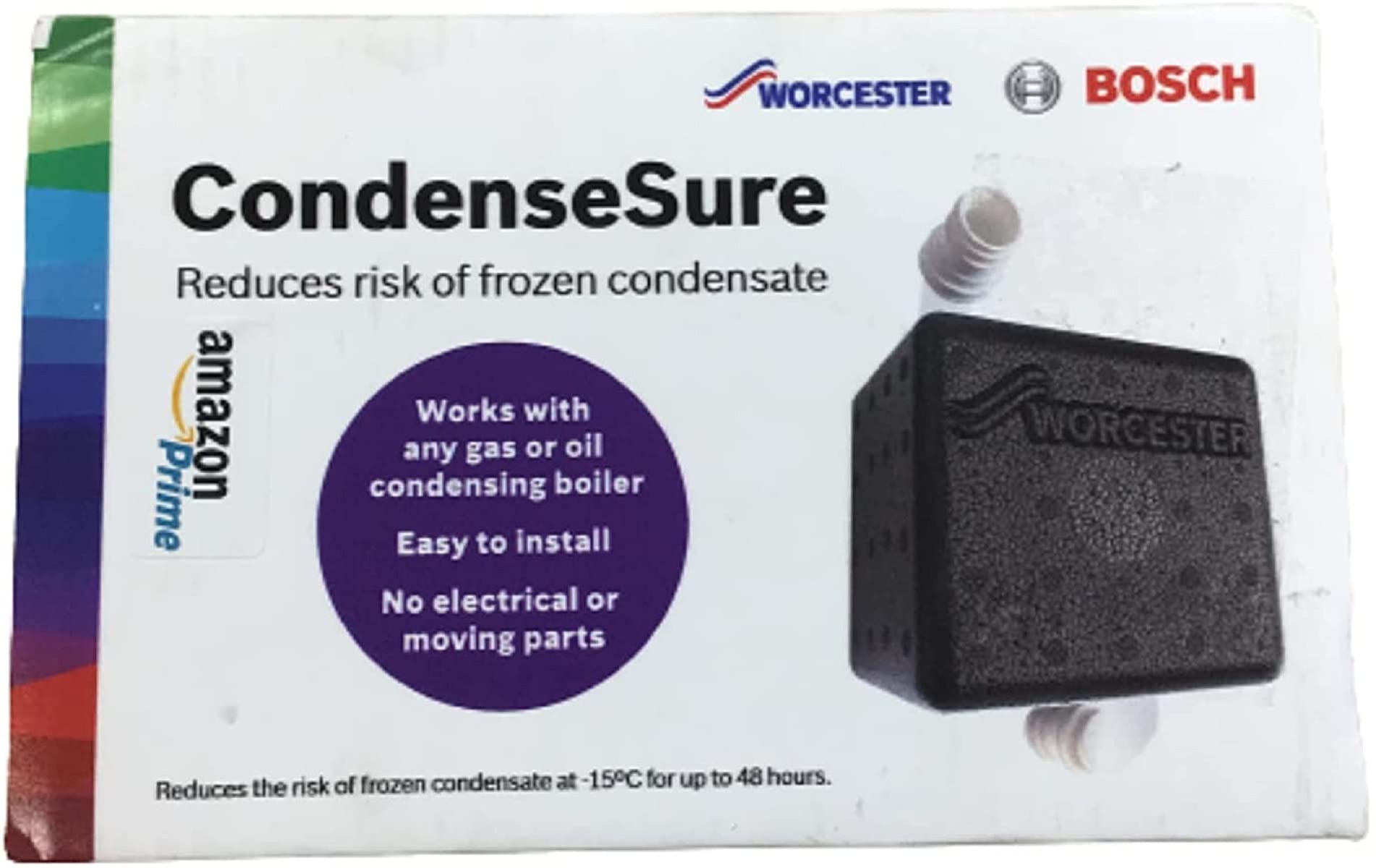 Worcester 107409 7716 192 746 Condense Sure Siphon, Black