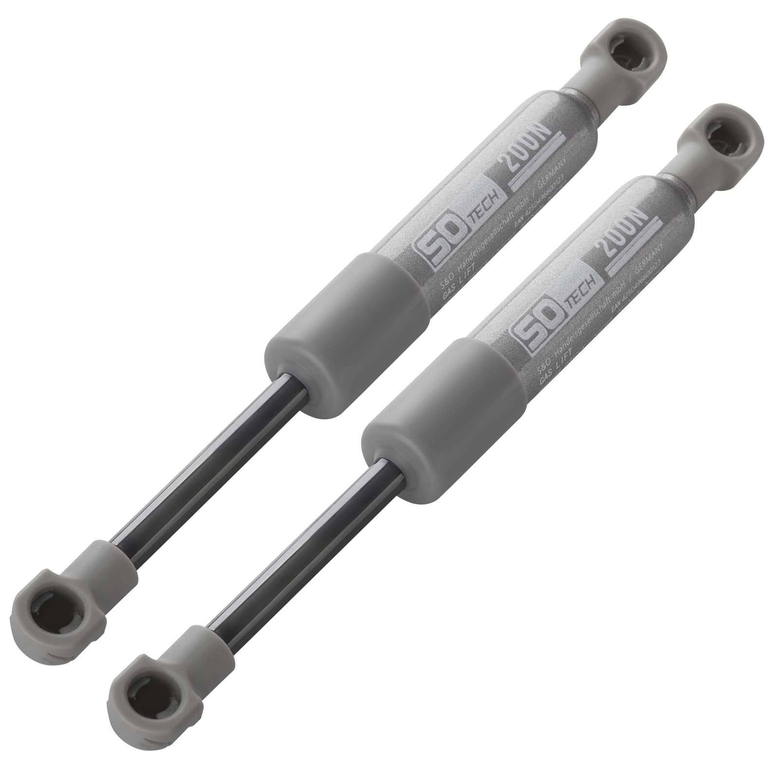 2 piece SO-TECH® Lift-o-Mat Gas Piston 200 N Gas Spring Strut for Kesseböhmer