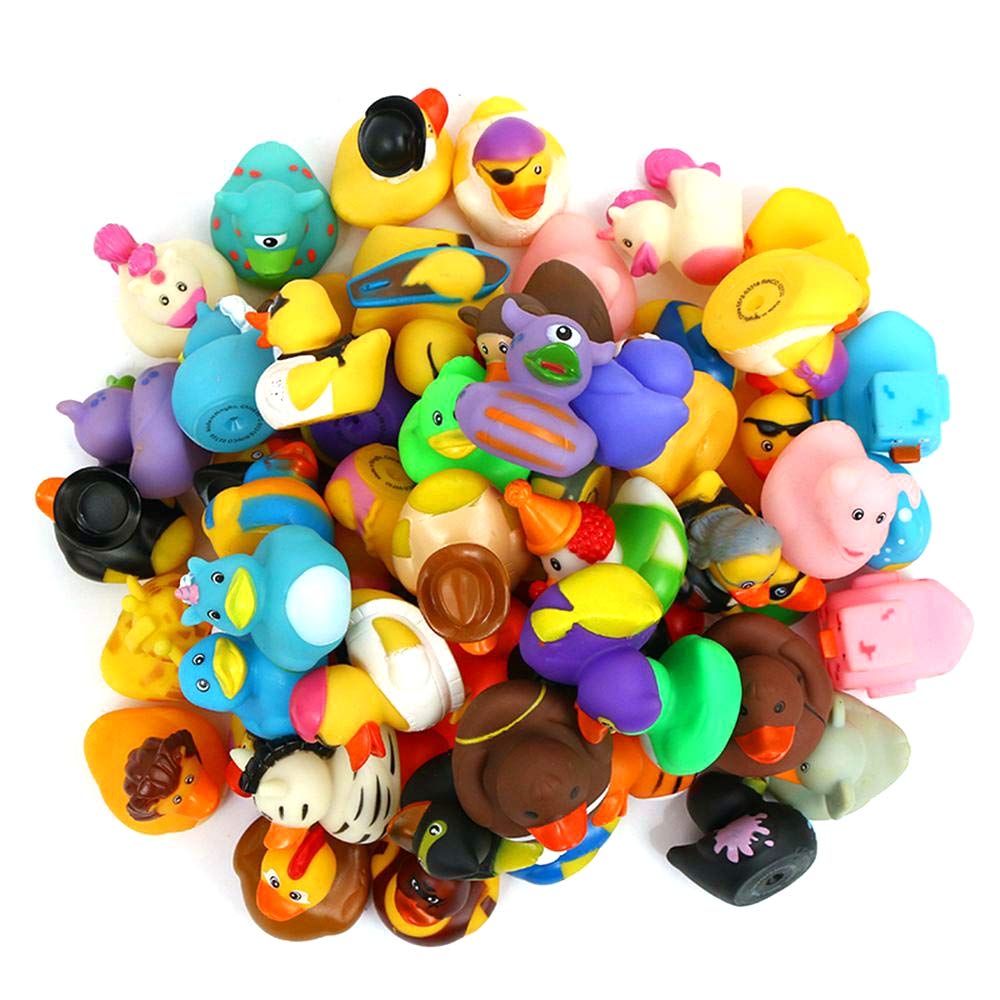 Photo 1 of XY-WQ 25 Pack Rubber Duck for Jeeps Ducking - 2.3 Inch Bulk Floater Duck for Kids - Baby Bath Toy Assortment - Party Favors, Birthdays, Bath Time, and More (25 Varieties)