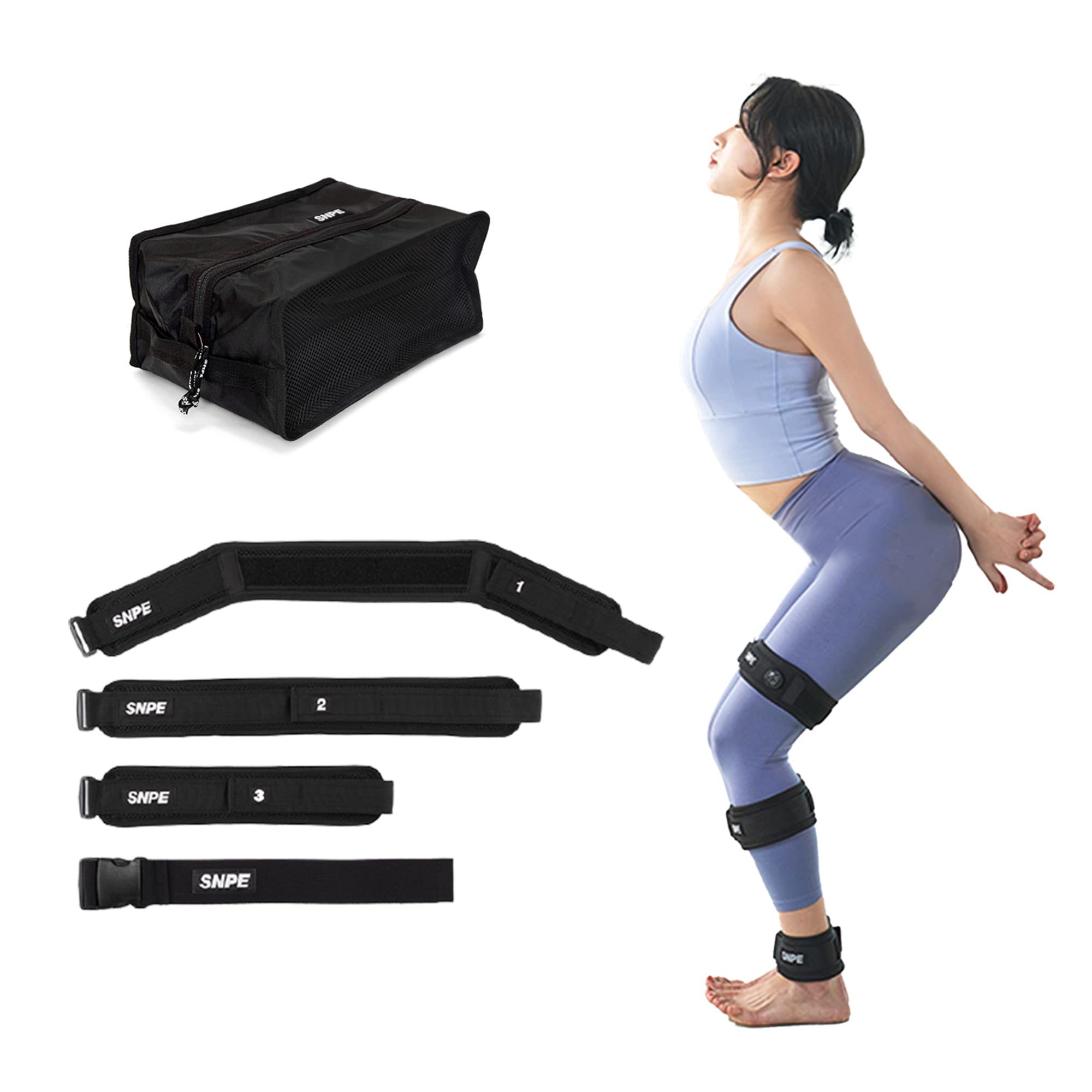 Photo 1 of ITEM IS MISSING PARTS, UNSURE WHAT PARTS ARE MISSING ---------------------------------------------------------SNPE Leg Belts (L) Posture Corrector for Bowed Legs and Body for Women and Men. Pain Relief for Knees, Legs, Lower Back