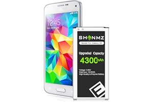 Galaxy S5 Battery, (2025 Upgraded) 4300mAh Ultra High Capacity New 0 Cycle Replacement Battery for Samsung Galaxy S5 G900A G9