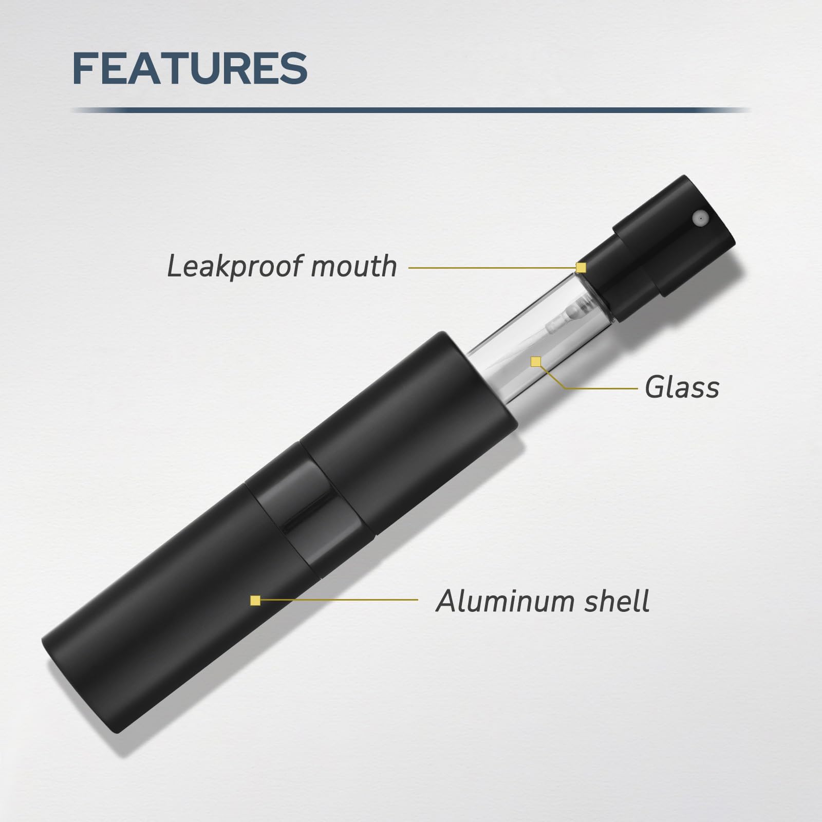 Perfume Atomizer Travel Bottle Refillable: Cologne Sprayer Portable for Men - Mini Spray Empty for Refill - 8ml Small Size Blue