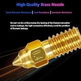 Creality Ender-3 V3 SE Nozzle Kit 0.4mm 0.6mm 0.8mm + 2 Silicone Socks view 3