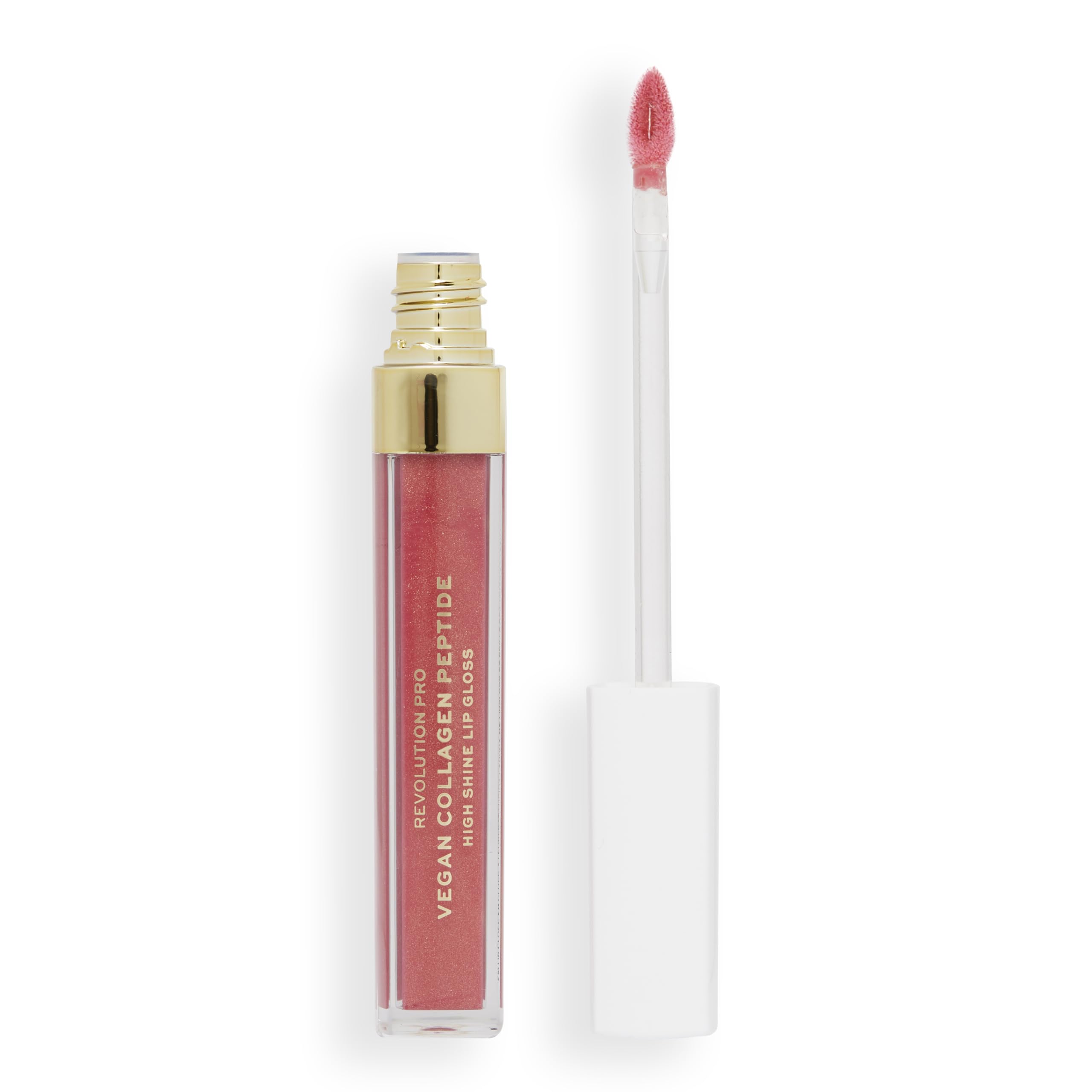 Revolution Pro Vegan Collagen Peptide High Shine Lip Gloss, Nourish, Plump & Hydrate Lips With Hyaluronic Acid & Vitamin E, Bombshell — image 1