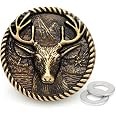 2-Pack Silver Eagle Dollar Coin Conchos - Screw Back Buttons For Leather Crafts, Belts, Hats & Saddles - View #8