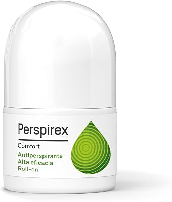 ® | Perspirex Comfort | Desodorante Antitranspirante Axilas Roll on para pieles delicadas con efecto anti sudor duradero hasta 3 días | Controla el sudor y el olor cuidando tu piel | 20 Ml