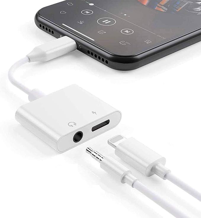 [Apple MFi Certified] iPhone Headphones Adapter, Lightning to 3.5 mm Headphone Jack