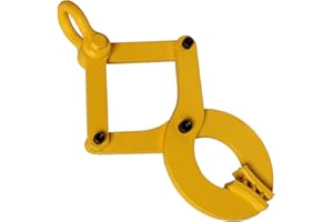 BISupply Pallet Puller Clamp, 6,000 lb pound Pulling Capacity, Pallet Grabber Hook Puller Tool for Forklift Chain