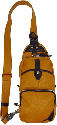 Amazon ボディバッグ ワンショルダー ｔｇｂ 17 Long Run メンズバッグ レディースバッグ ショルダー男女兼用 バッグ 斜めがけ バッグ リュック かばん オールシーズン キャメル タウンリュック ビジネスリュック