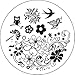 Born Pretty Nail Art Stamping Template Image Plate Spring Theme BP24