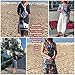 RedOrbis Plus Size Fanny Pack for Women with Extender - Holographic Fanny Pack for Sport Outdoor Travel Hiking - Extra strap Adjustable Belt - 3 Pockets Water-Resistant (silver holographic)