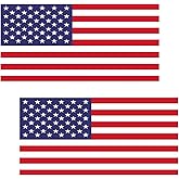 American Flag Decal 2pcs USA Flag Decal Sticker Car Stickers for Cars/Trucks - Support US Military (12 X 6 Inch